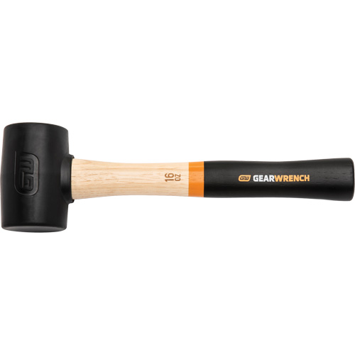 Rubber Mallet, 16 oz., Wood Handle, 13" L Pronet Distribution