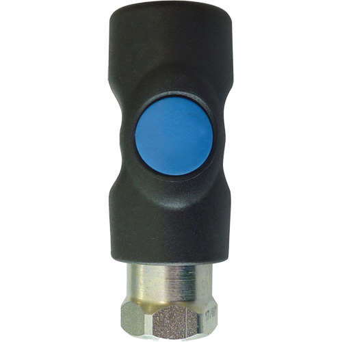 Raccord industriel rapide TOPQUIK S1, Composite en polyester/Acier inoxydable, 1/4", NPT femelle, 174 PSI Pronet Distribution