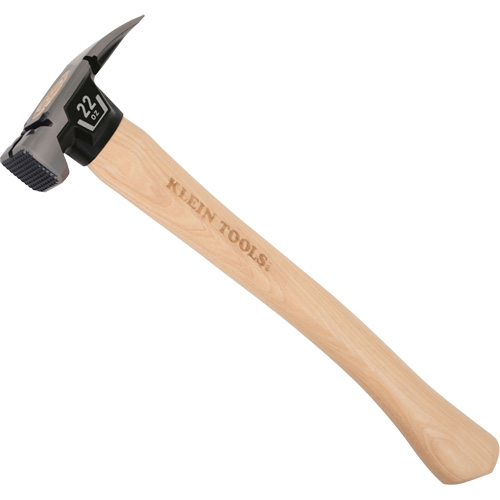 Milled Face Straight Claw Hammer, 22 oz., Wood Handle, 16-1/10" L Pronet Distribution