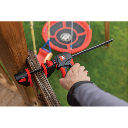 Ensemble de serre-joints &agrave; g&acirc;chette pour barres &agrave; une main avec poign&eacute;e rotative &agrave; 360°, 12" (304,8 mm) Pronet Distribution