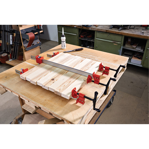 Heavy-Duty I-Beam Steel Bar Clamp, 48" (1219.2 mm) Capacity, 2" (50.8 mm) Throat Depth Pronet Distribution