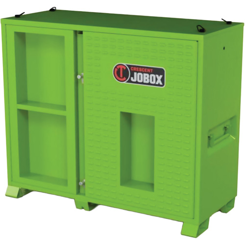 Ventilated Onsite PPE Storage Cabinet, Steel, High-Visibility Lime Green Pronet Distribution