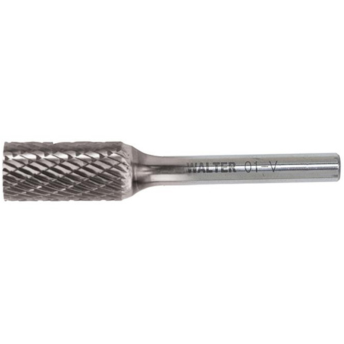 Fraise cylindrique en carbure &agrave; double coupe, SA, 1/8" dia., 1/8" Tige, 9/16" Prof. de la coupe Pronet Distribution