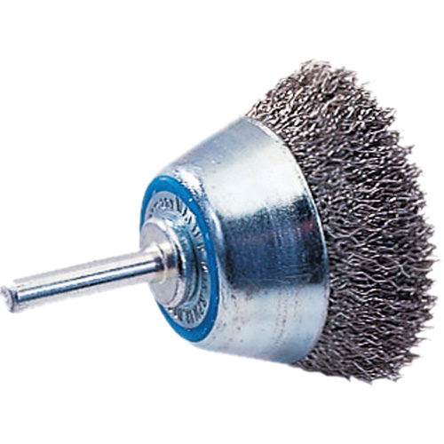 Brosse mont&eacute;e &agrave; fils ondul&eacute;s Pronet Distribution