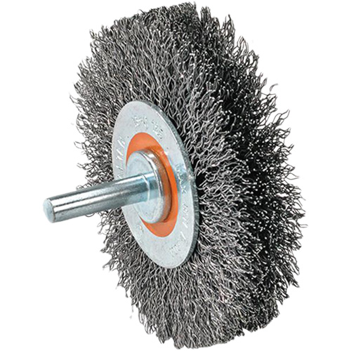 Brosse mont&eacute;e &agrave; fil, 1-3/8" dia., Fils 0,008", Arbre 1-1/4" Pronet Distribution