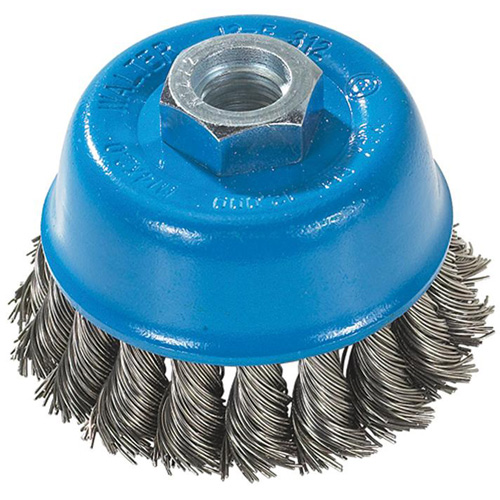 Brosse &agrave; fils nou&eacute;s torsad&eacute;s, 3" dia. x M14 arbre Pronet Distribution
