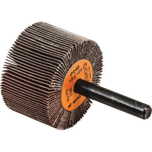 Flap Wheels-Coolcut Flap Wheels, Aluminum Oxide, 240 Grit, 1-1/2" x 1" x 1/4" Pronet Distribution