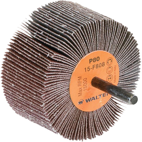 Disques &agrave; lamelles - Meules &agrave; lamelles Coolcut, Oxyde d'aluminium, Grain 80, 3" x 1-1/2" x 1/4" Pronet Distribution