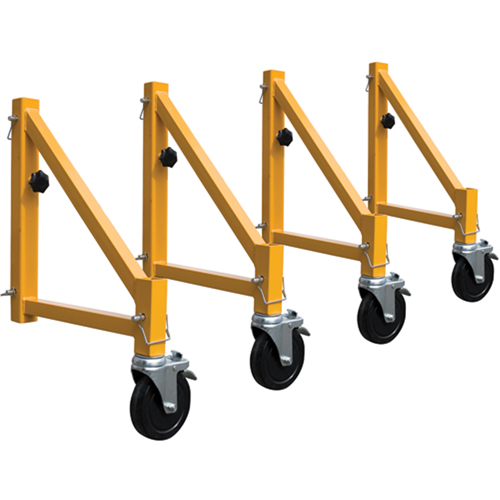 Mobile Work Scaffolding - Maxi Square Steel Scaffolding Accessories, Outrigger, 19-1/4" W x 24" H Pronet Distribution