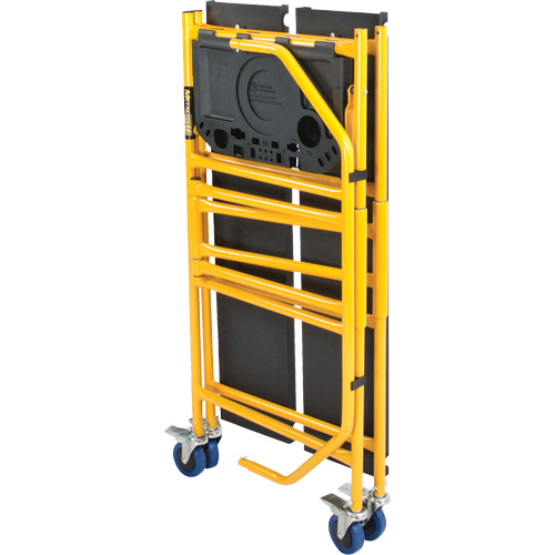 nsemble d'&eacute;chafaudage &agrave; montant de s&eacute;curit&eacute; & tablette pour outils de 4' Jobsite Series, Cadre Acier, 49-1/2" p x 57-3/4" h Pronet Distribution