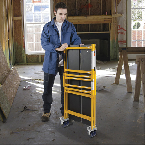 Ensemble de petit &eacute;chafaudage de base de 4' Jobsite Series, Cadre Acier, 41" p x 45-3/4" h Pronet Distribution