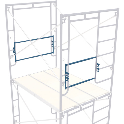 Garde-corps dextr&eacute;mit&eacute; extensible pour l'&eacute;chafaudage, Barre de retenue, 21" h Pronet Distribution