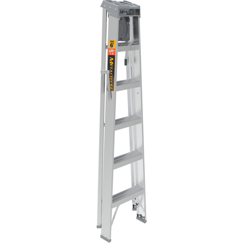 Step Ladder with Paint Tray, 6', Aluminum, 225 lbs. Capacity, Type 2 Pronet Distribution