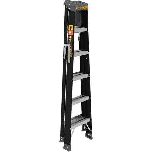 Step Ladder with Paint Tray, 6', Fibreglass, 250 lbs. Capacity, Type 1 Pronet Distribution