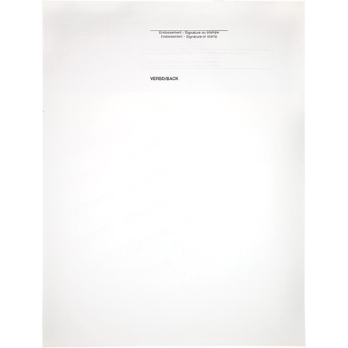 Papier &agrave; ch&egrave;que Pronet Distribution