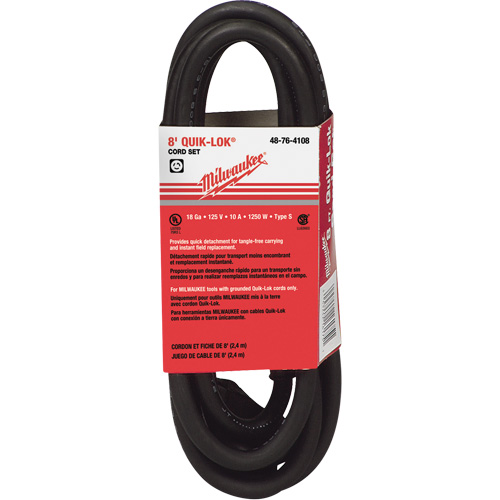 Quik-Lok&reg; Cord with Twist Style Plug Pronet Distribution