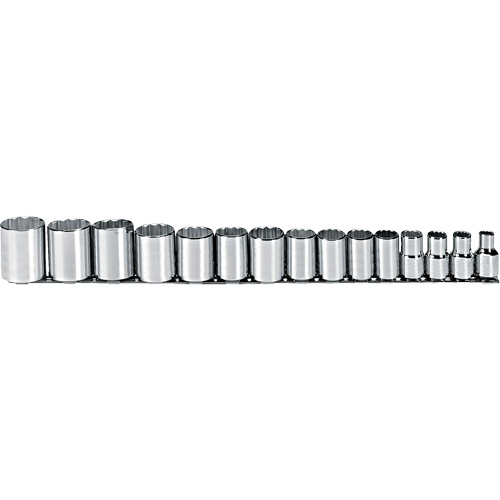 Socket Set, 15 Pcs, 1/2" Drive Size Pronet Distribution