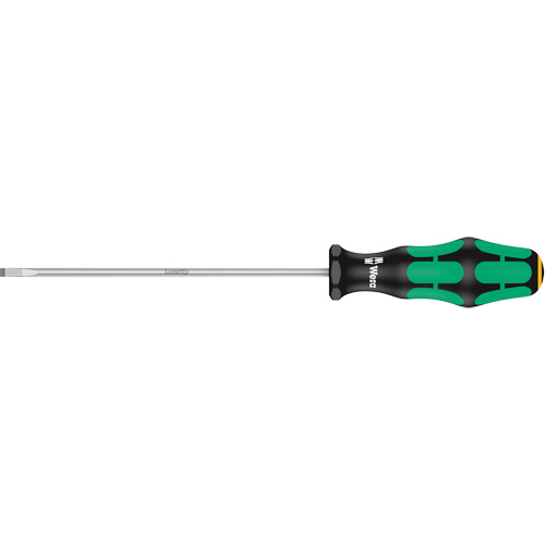 Slotted Screwdriver, 4 mm Tip, Round, 9-3/4" L, Plastic Handle Pronet Distribution