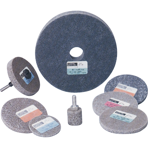 Standard Abrasives 500 Series Soft Density Unitized Wheels, 3" x 1/4", 1/4" Arbor, Medium Grit, Aluminum Oxide Pronet Distribution