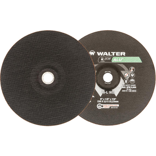 Depressed Centre Grinding Wheels - Aluminium Type 27, 9" x 1/8", 7/8" Arbor, Type 27 Pronet Distribution