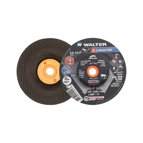 XCAVATOR Grinding Wheel, 5" x 1/4", 5/8"-11 Arbor, Zirconium, Type 27/27S Pronet Distribution