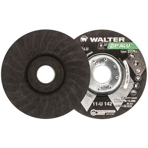 Zip Alu Cut-Off Wheel, 4-1/2" x 3/64", 7/8" Arbor, Type 27, Aluminum Oxide, 13300 RPM Pronet Distribution
