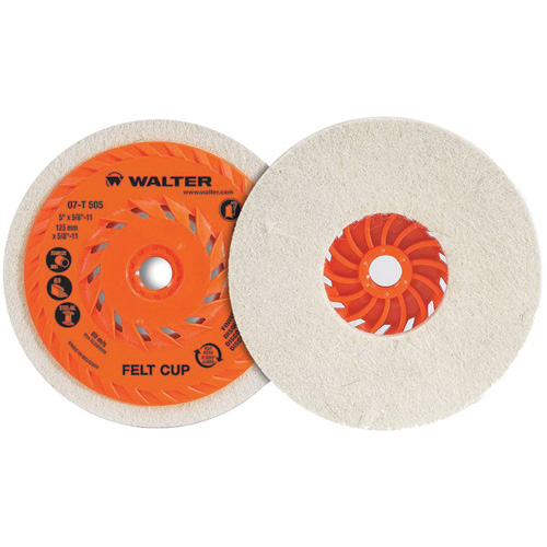 Cup Polishing Disc, 5" Dia. Pronet Distribution