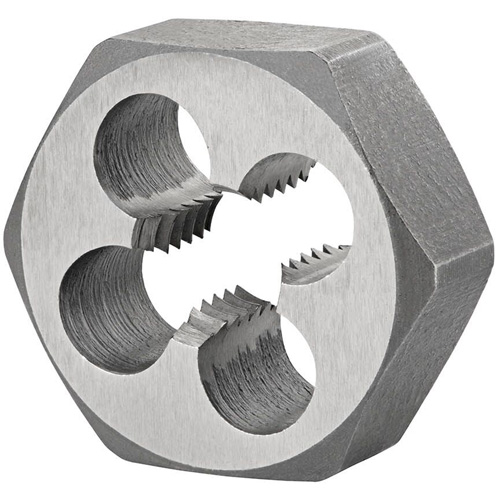 Hexagon Rethreading Bolt Die, 2.22" Dia., M30x3.5 Thread, High Speed Steel Pronet Distribution