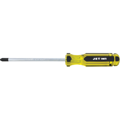 Tournevis Phillips avec manche g&eacute;ant, #3, 6" l, Prise Plastique/Acier/Aluminium/Bois/Coussin&eacute;e/Magn&eacute;tique/Bois Pronet Distribution
