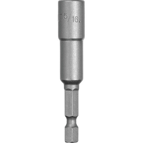 Nut Driver, 5/16" Tip, 1/4" Drive, 2-9/16" L, Magnetic Pronet Distribution