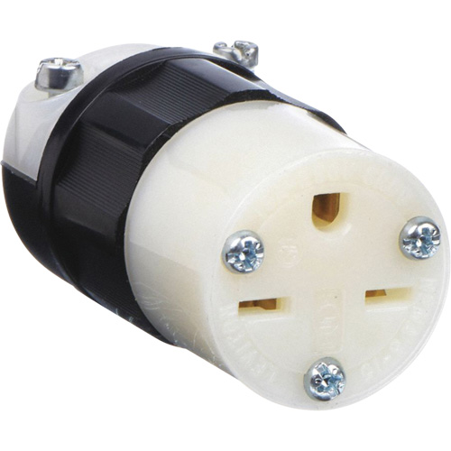 Grounding Straight Blade Connector, 6-15R, Nylon Pronet Distribution