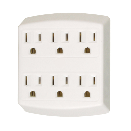 Adaptateurs, 6 Prise(s), 15 A, 1875 W, 125 Pronet Distribution