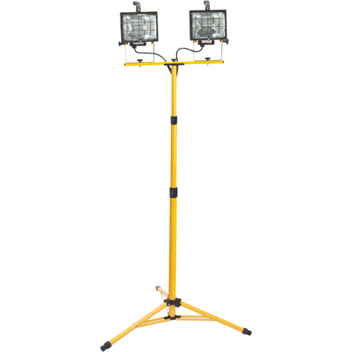 Projecteur double, Halog&egrave;ne, 500 W, 16000 lumens, Boîtier en Acier Pronet Distribution