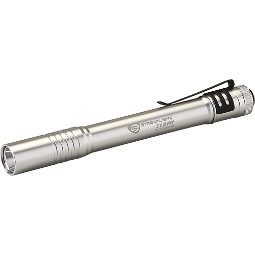 Lampe stylo Stylus Pro, DEL, 100 lumens, Corps en Aluminium, piles AAA, Compris Pronet Distribution