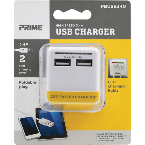 Prime&reg; High-Speed USB Charger Pronet Distribution