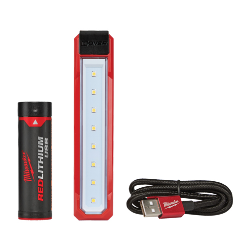 USB Rover Pocket Flood Light, LED, 445 Lumens, 2 Hrs. Run Time, Rechargeable Battery, Plastic Pronet Distribution