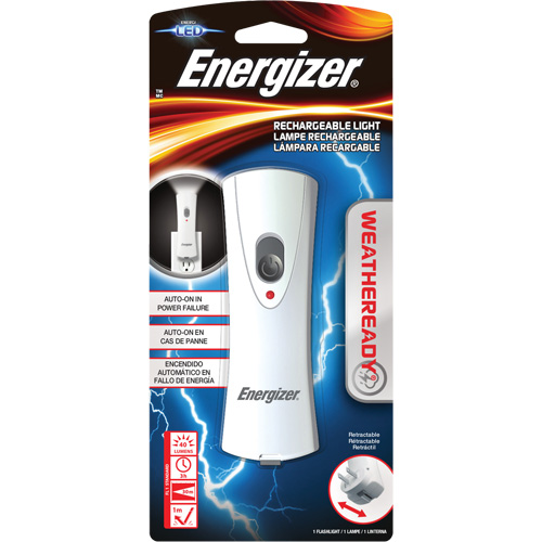 Lampe de poche Weatheready, DEL, 40 lumens, Piles Rechargeable Pronet Distribution
