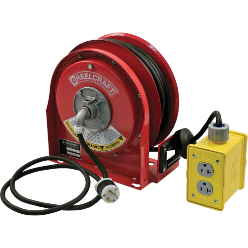 3000 Compact Premium Duty Cord Reel, 30', SJTO, 12 Gauge, 20 A Pronet Distribution