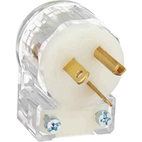Prise de rallonge &agrave; angle de qualit&eacute; hospitali&egrave;re, Nylon, 20 A, 250 V Pronet Distribution