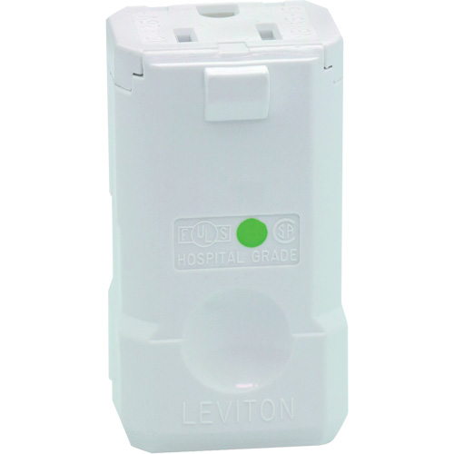 Connecteur de prise de rallonge de qualit&eacute; hospitali&egrave;re, 5-15R, Nylon Pronet Distribution
