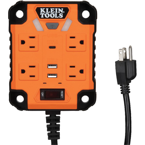 Powerbox 1 Magnetic Power Strip, 4 Outlet(s), 5', 120 V Pronet Distribution