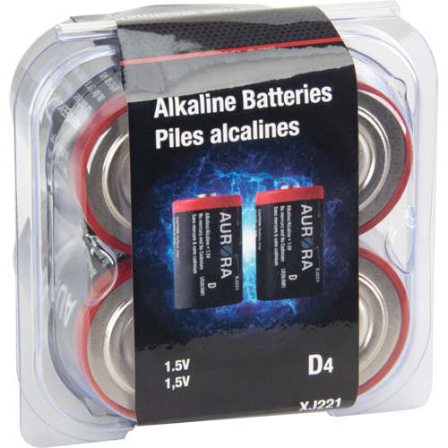 Piles alcalines industrielles, D, 1,5 V Pronet Distribution