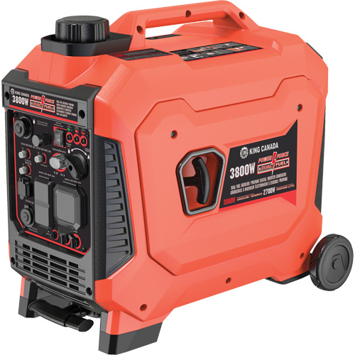 G&eacute;n&eacute;ratrice &agrave; onduleur num&eacute;rique et double carburant essence & propane Pronet Distribution