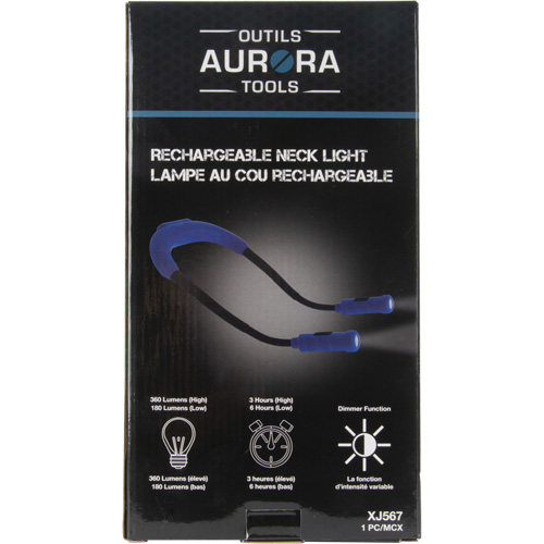 Lampe de travail, Lampe tour de cou, Rechargeable, 300 lumens Pronet Distribution