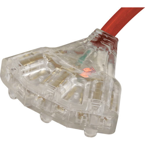 Generator Extension Cord with Tritap, STW, 10 AWG, 3 Outlet(s), 25' Pronet Distribution