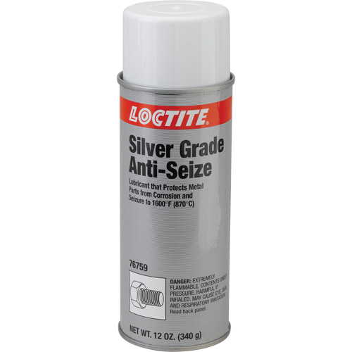 Antigrippant qualit&eacute; argent, Canette a&eacute;rosol, Temp. max. de 1600°F (871°C) Pronet Distribution