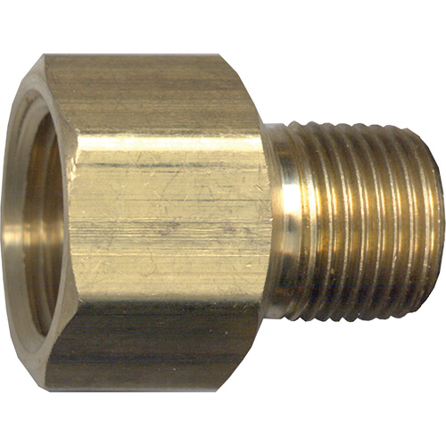 Adaptateur de tuyau, FPT x NPT, 1/2" x 3/8" dia., Laiton Pronet Distribution