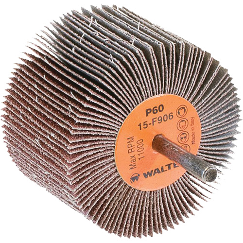 Flap Wheels-Coolcut Flap Wheels, Aluminum Oxide, 60 Grit, 3" x 2" x 1/4" Pronet Distribution