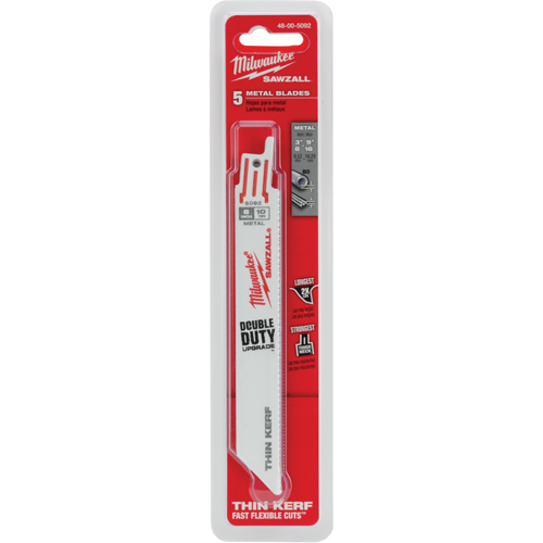 Sawzall&reg; Metal-Cutting Blade, Bi-Metal, 10 TPI, 6" L Pronet Distribution