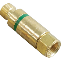 Flashback Arrestors - Oxy/Fuel Gas, Fuel Gas (red)/Oxygen (green), Regulator Adaptor Style Pronet Distribution